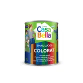 Vopsea alchidica/email Casabella Policolor, pentru lemn/metal, interior/exterior, verde deschis Ral 6018, 0,75 l