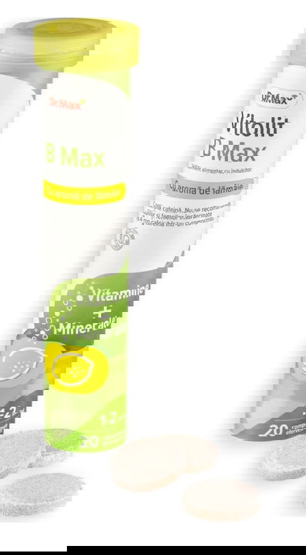 Dr. Max Vitolit B Max, 20 comprimate efervescente