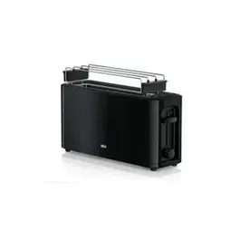 Prajitor de paine Braun HT3110BK, 1000 W, 1 felie, 7 setari rumenire (Negru)
