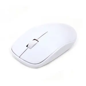 Mouse Wireless OMEGA OM0420WW, 1200 DPI, USB (Alb)