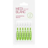 MEDIBLANC Interdental Pick-brush perie interdentara 0,8 mm Green 6 buc