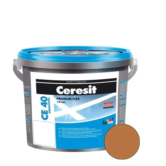 Chit de rosturi gresie si faianta Ceresit CE 40, siena, interior / exterior, 2 kg