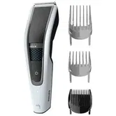 Aparat de tuns Philips Hairclipper series 5000 HC5610/15, Lungime 0.5-28 mm, Autonomie 75 min, Tehnologie Trim-n-Flow PRO (Alb/Negru)