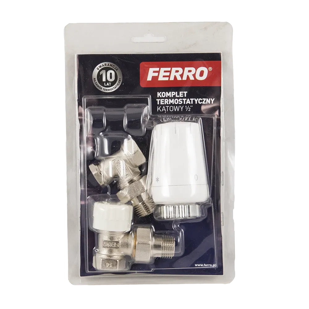 Set termostatic coltar Ferro ZTM08, 1/2 inch x 1/2 inch