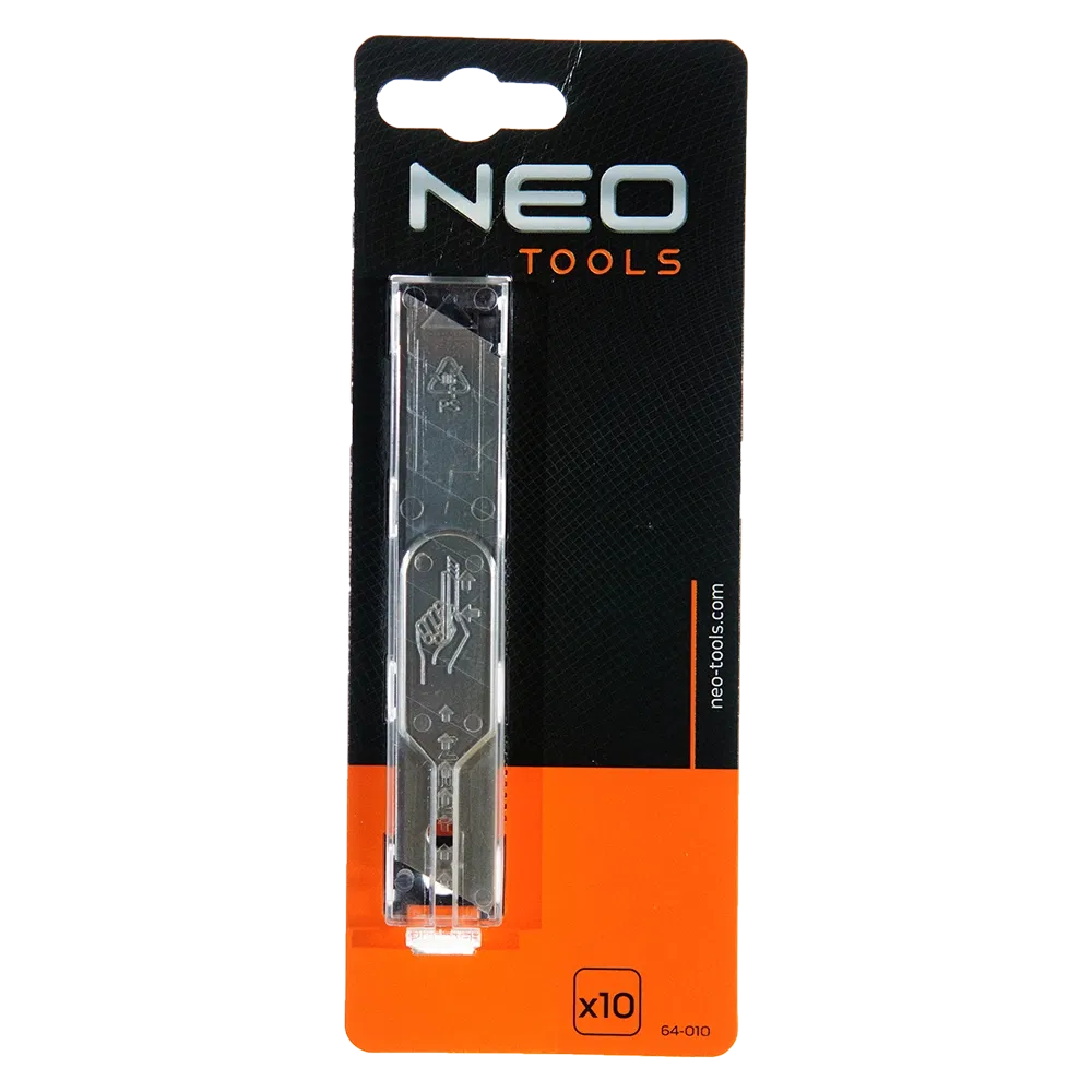 Set 10 rezerve lame cutter, Neo 64-010, 18 mm