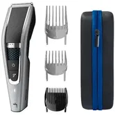 Aparat de tuns Philips Hairclipper series 5000 HC5650/15, Lungime 0.5-28 mm, Autonomie 90 min, Tehnologie Trim-n-Flow PRO (Gri)