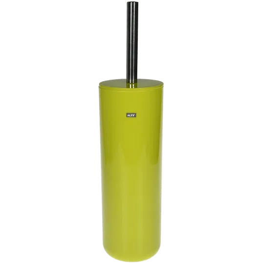 Perie WC MSV Inagua, plastic, verde, 9.3 x 35.5 cm