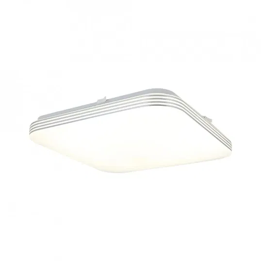 Plafoniera Ajax 53643, plastic si metal, 1 x LED, 27 W, alb, 43 x 43 x 6 cm