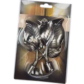 Set de capete pentru galerie, metal forjat, auriu antic, 20 mm