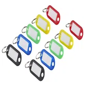 Set breloc cu eticheta, PVC, multicolor, 10 bucati