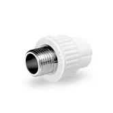 Mufa PPR 25 mm , 3/4, filet exterior, alb