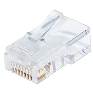 Set mufe RJ45 Gembird PLUG6SP/10, ecranate, 10 bucati