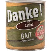 Bait pentru lemn Danke, exterior / interior, castan, 0,75L