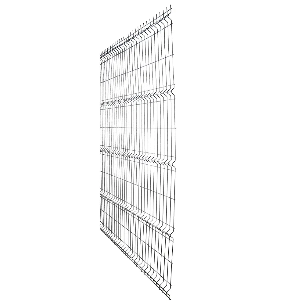 Panou gard bordurat zincat, gri antracit, RAL 7016, 2000 x 2000 mm