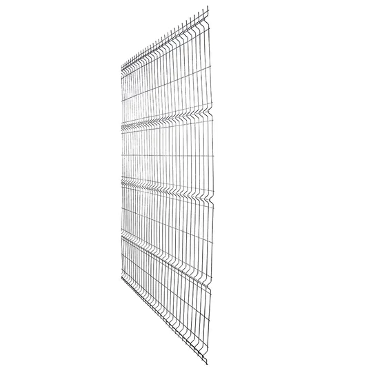 Panou gard bordurat zincat, gri antracit, RAL 7016, 2000 x 2000 mm
