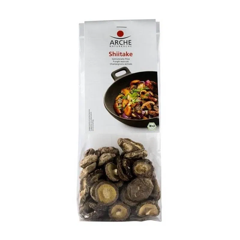 Ciuperci Shiitake uscate- eco-bio 40g - Arche