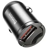 Incarcator Auto Baseus Tiny Star Mini VCHX-A0G, Quick Charge, Port USB (Gri)
