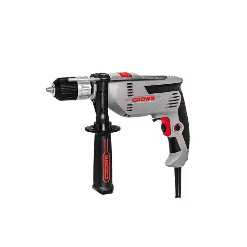 Masina de gaurit cu percutie Crown CT10128C, cu cablu, 600 W, mandrina automata 13 mm