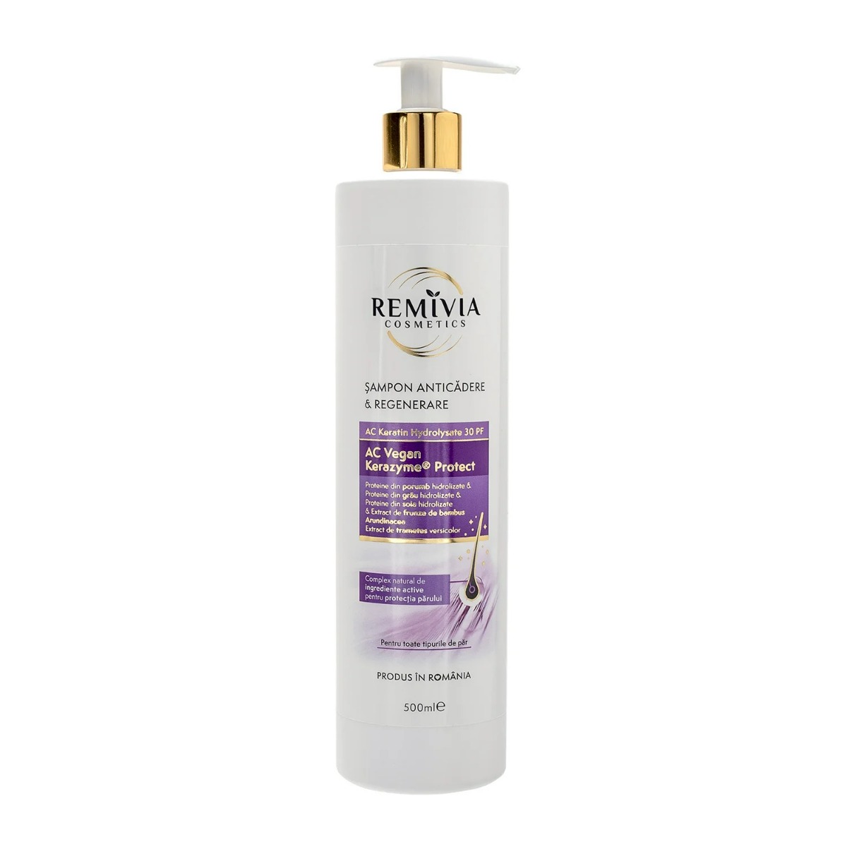 Sampon Anticadere si Regenerare, 500ml, Remivia