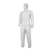 Combinezonul protectie praf de unica folosinta, polipropilena, alb, marimea L