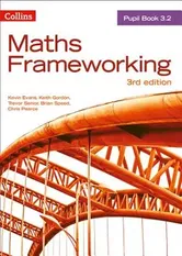 Maths Frameworking -- Pupil Book 3.2 [Third Edition], Paperback - Kevin Evans