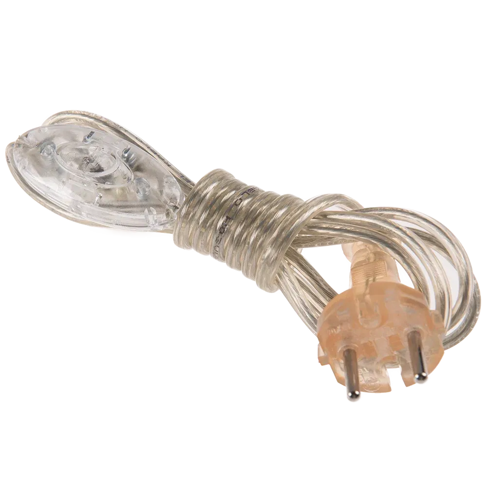 Intrerupator pe fir cu cablu si stecher, Makel 10128282, transparent