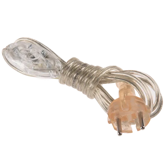Intrerupator pe fir cu cablu si stecher, Makel 10128282, transparent