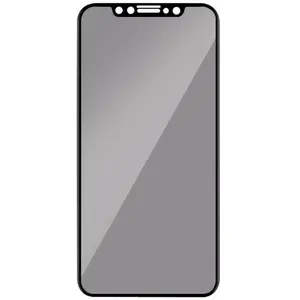 Folie Protectie Sticla Temperata Lemontti Privacy LEMFSP11PBK pentru iPhone 11 Pro / XS / X (Transparent/Negru)