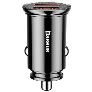 Incarcator Auto Baseus Quick Charger CCALL-YD01, Dual USB, 30W, 5A max, QC3.0 (Negru)
