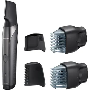 Trimmer pentru barba si par corporal Panasonic ER-GY60-H503, 3in1, Wet & Dry (Argintiu/Negru)