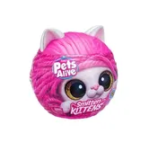 Jucarie de plus interactiva pisica cu accesorii supriza Pets Alive Smitten Kittens