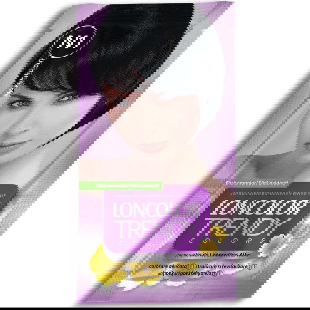 Vopsea semipermanenta Trendy Colors N1, 50ml, Loncolor