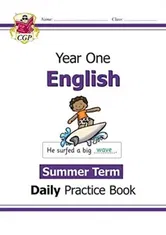New KS1 English Daily Practice Book: Year 1 - Summer Term, Paperback - Cgp Books