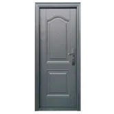 Usa metalica de intrare in apartament Atenna, tabla de otel, deschidere stanga, culoare gri, 880 x 2050 mm