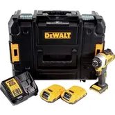 Masina compacta de insurubat cu impact cu acumulator DeWalt DCF809D2, 18 V, 2800 RPM, 3200 PPM + 2 acumulatori + incarcator + agatatoare curea + valiza depozitare TSTAK