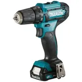 Masina de gaurit si insurubat cu 2 acumulatori Makita DF333DSAE,12 V, 1700 RPM, 30/14 Nm, 21 mm diametru maxim de gaurire
