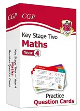 KS2 Maths Year 4 Practice Question Cards, Hardback - CGP Books