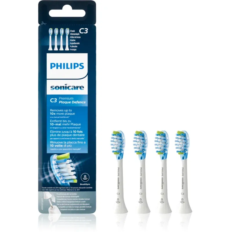Philips Sonicare Premium Plaque Defense Standard HX9044/17 capete de schimb pentru periuta de dinti 4 buc