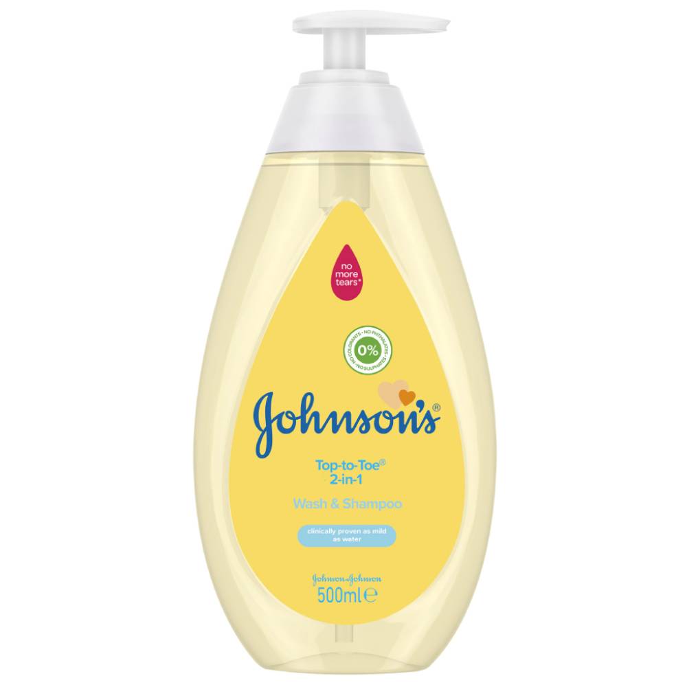 Lotiune de spalare si sampon 2 in 1 Johnson's Baby Top-to-Toe, 500ml, Johnson&Johnson