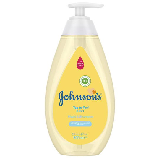Lotiune de spalare si sampon 2 in 1 Johnson`s Baby Top-to-Toe, 500ml, Johnson&Johnson