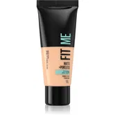 MAYBELLINE NEW YORK Fit Me! Matte+Poreless machiaj mat pentru piele normală și grasă culoare 115 Ivory 30 ml