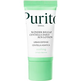 Crema de fata Wonder Releaf Centella Daily Sun Lotion Mini SPF 50+ PA++++, 15ml, Purito