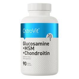 Glucozamina + MSM + Condoitina, 90 tablete, OstroVit