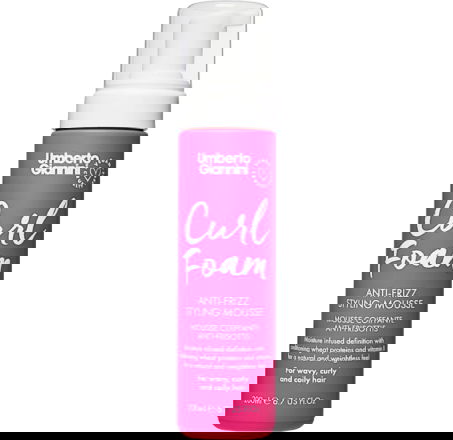 Spuma modelatoare anti-frizz pentru par cret Curl Foam, 200ml, Umberto Giannini