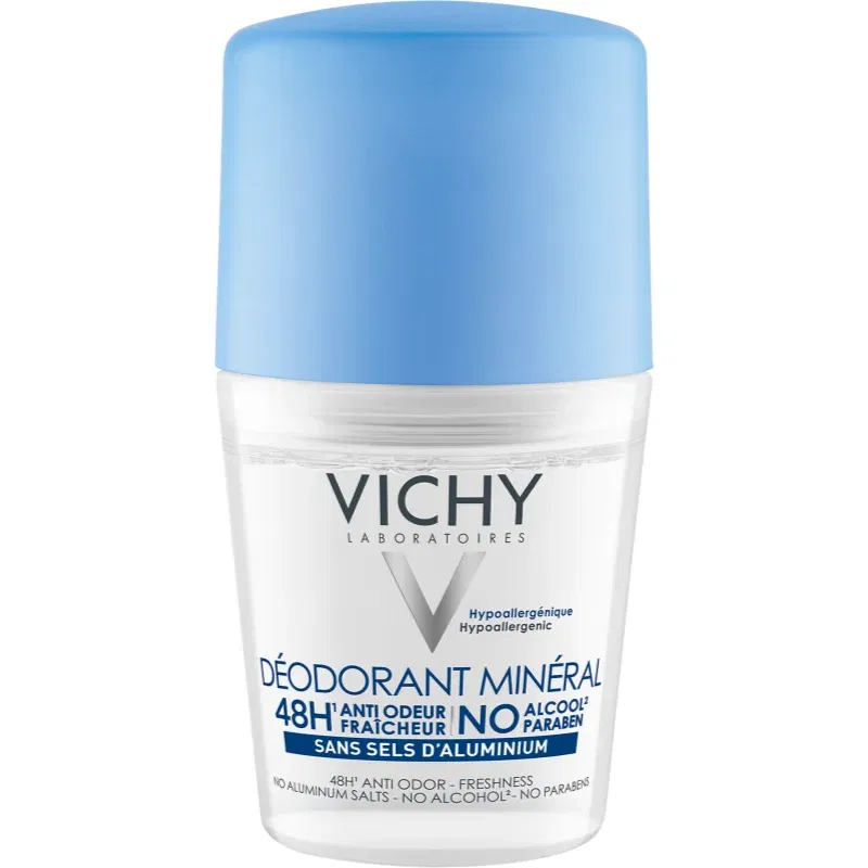 Vichy Deodorant deodorant roll-on cu particule de minerale 48 de ore 50 ml