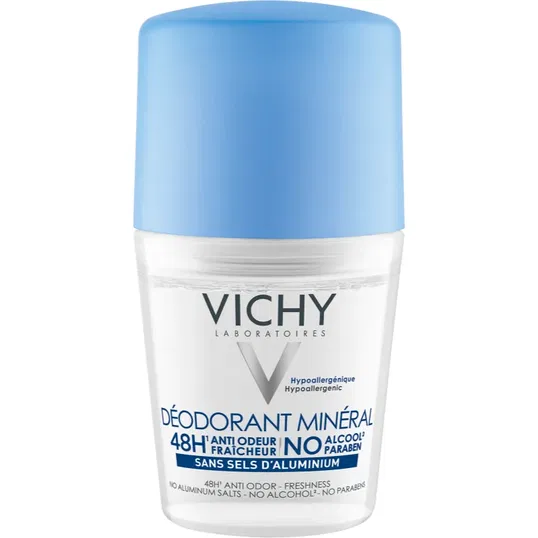 Vichy Deodorant deodorant roll-on cu particule de minerale 48 de ore 50 ml