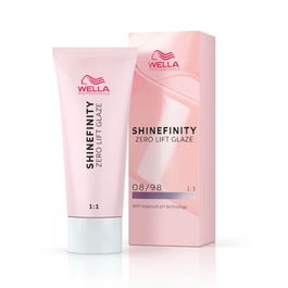 Vopsea demi-permanenta Shinefinity Zero Lift Glaze 08/98 Silver Pearl, 60 ml, Wella Professionals