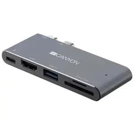 Docking Station Canyon CNS-TDS05DG, Thunderbolt, 1 x USB, 1 x HDMI (Gri)
