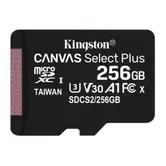 Card de memorie MicroSD Kingston Canvas Select Plus, 256GB, UHS-I, Class 10 + Adaptor SD