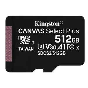 Card de memorie MicroSD Kingston Canvas Select Plus, 512GB, UHS-I, Class 10 + Adaptor SD